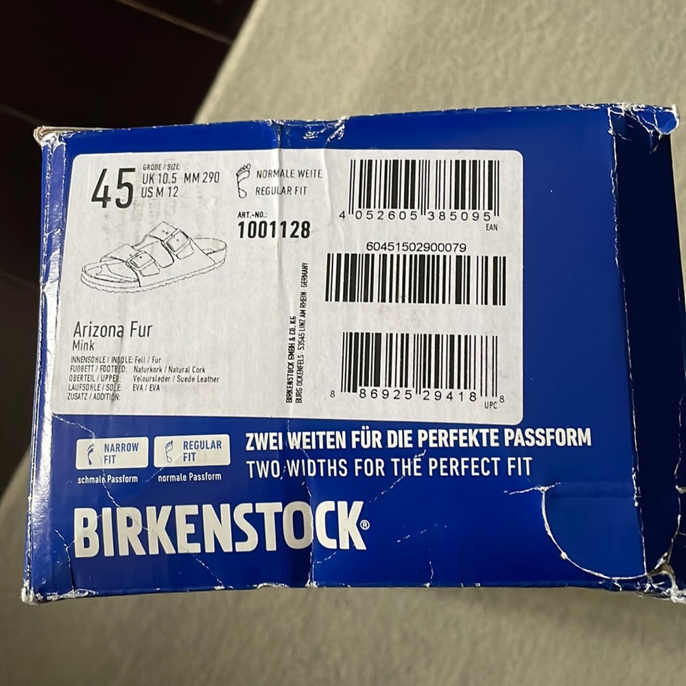 Birkenstock Arizona fur Mink 45